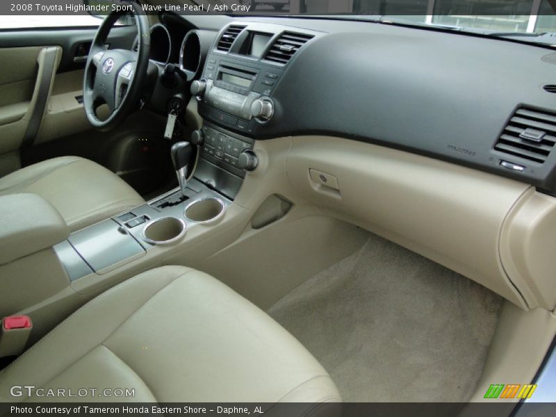 Wave Line Pearl / Ash Gray 2008 Toyota Highlander Sport