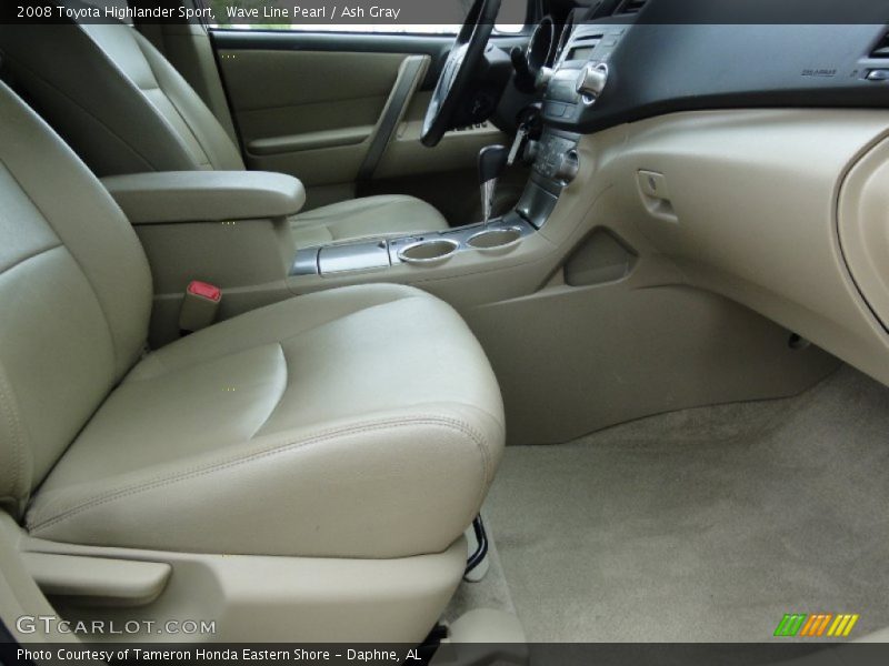 Wave Line Pearl / Ash Gray 2008 Toyota Highlander Sport