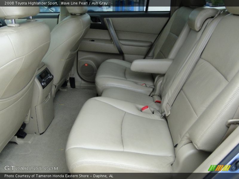 Wave Line Pearl / Ash Gray 2008 Toyota Highlander Sport