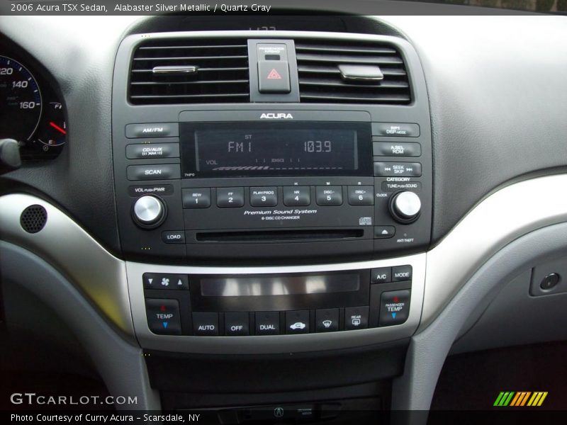 Alabaster Silver Metallic / Quartz Gray 2006 Acura TSX Sedan