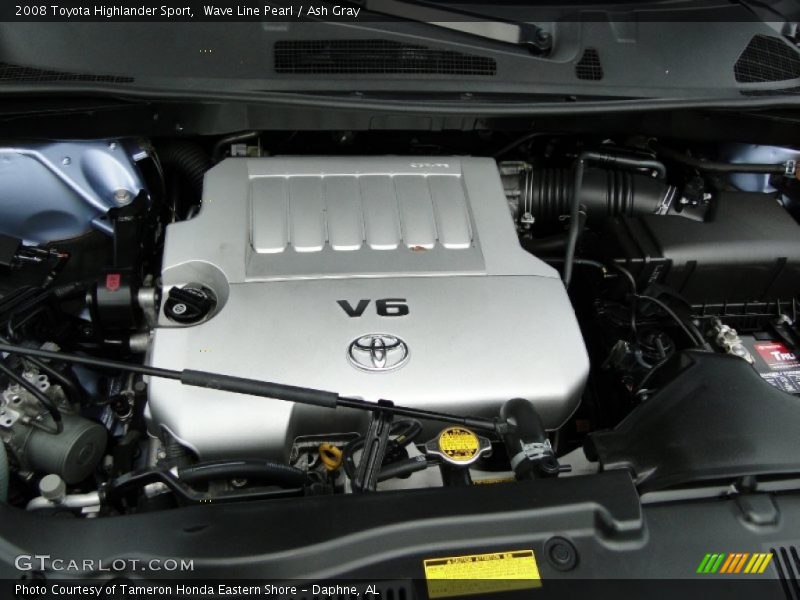 Wave Line Pearl / Ash Gray 2008 Toyota Highlander Sport