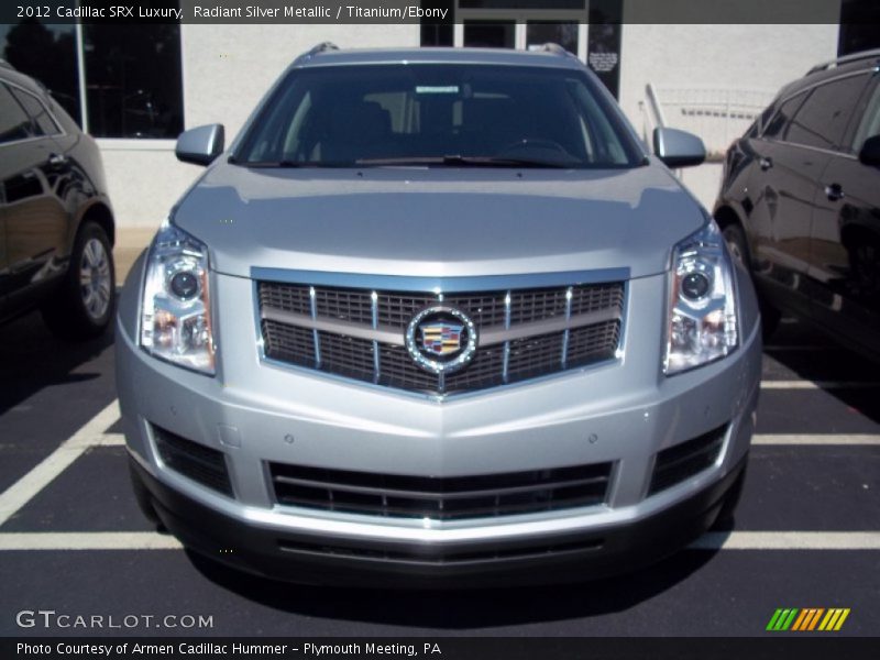 Radiant Silver Metallic / Titanium/Ebony 2012 Cadillac SRX Luxury