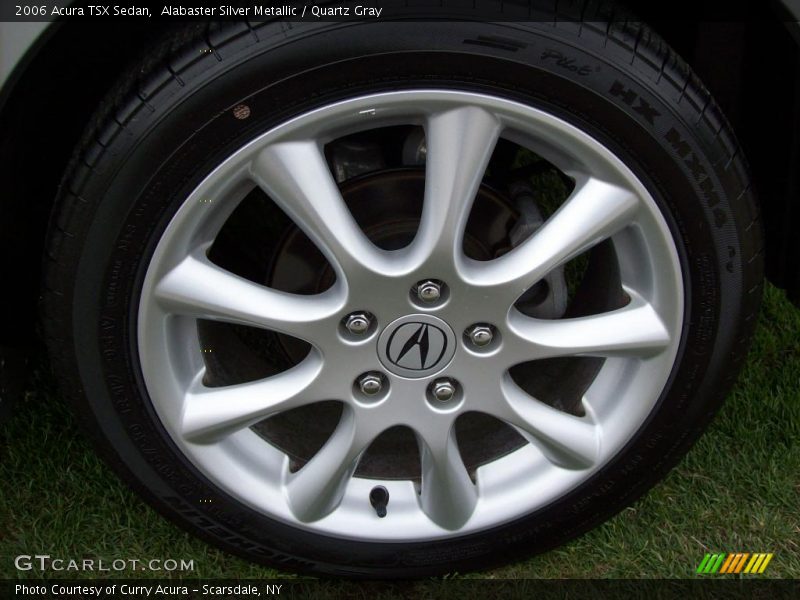 Alabaster Silver Metallic / Quartz Gray 2006 Acura TSX Sedan