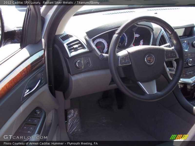 Radiant Silver Metallic / Titanium/Ebony 2012 Cadillac SRX Luxury