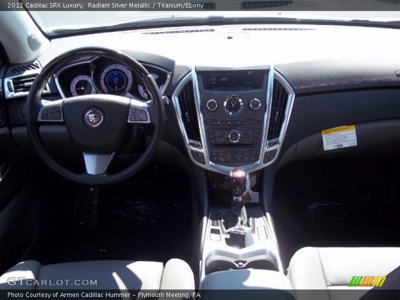 Radiant Silver Metallic / Titanium/Ebony 2012 Cadillac SRX Luxury