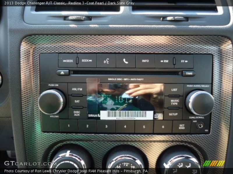 Audio System of 2013 Challenger R/T Classic