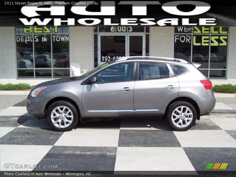 Platinum Graphite / Gray 2011 Nissan Rogue SL AWD
