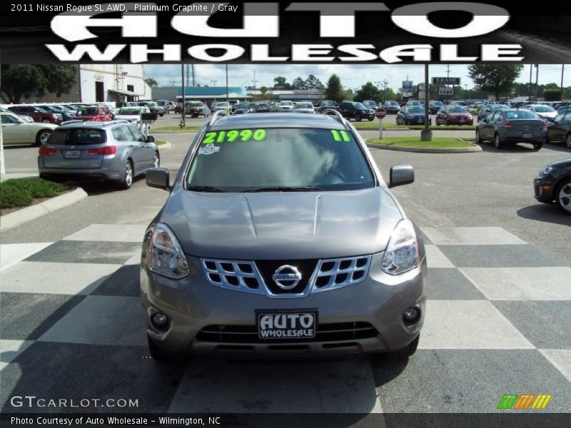 Platinum Graphite / Gray 2011 Nissan Rogue SL AWD