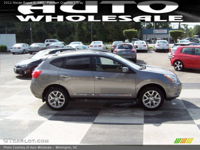 Platinum Graphite / Gray 2011 Nissan Rogue SL AWD