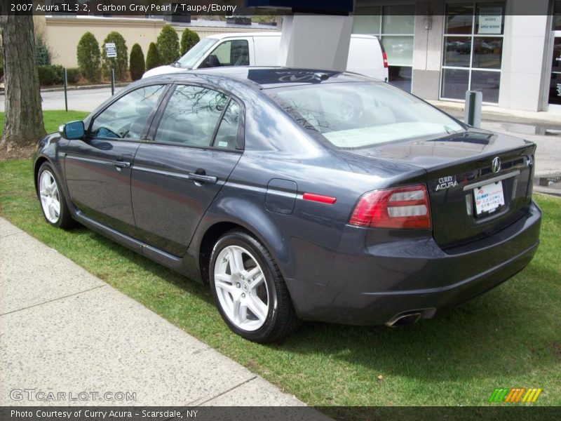 Carbon Gray Pearl / Taupe/Ebony 2007 Acura TL 3.2
