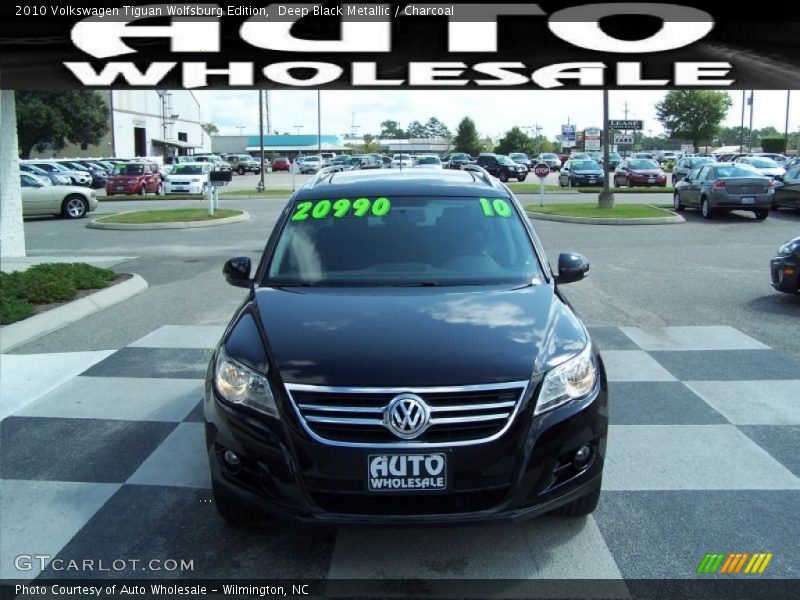 Deep Black Metallic / Charcoal 2010 Volkswagen Tiguan Wolfsburg Edition