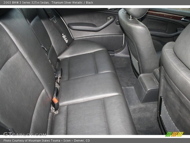 Titanium Silver Metallic / Black 2003 BMW 3 Series 325xi Sedan