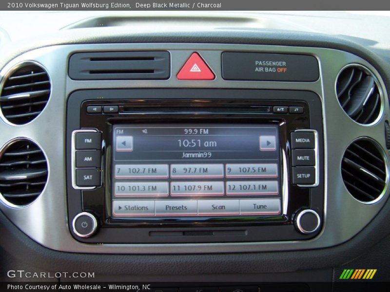 Deep Black Metallic / Charcoal 2010 Volkswagen Tiguan Wolfsburg Edition