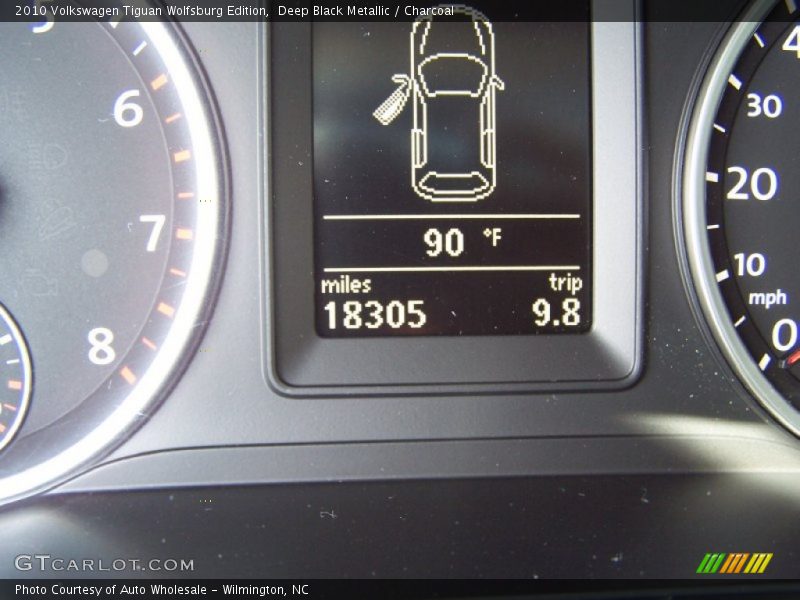 Deep Black Metallic / Charcoal 2010 Volkswagen Tiguan Wolfsburg Edition