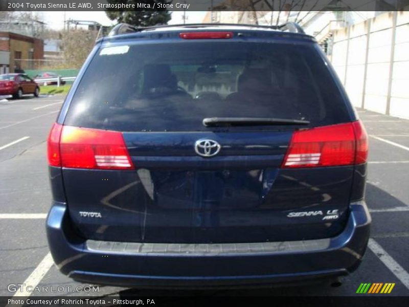 Stratosphere Mica / Stone Gray 2004 Toyota Sienna LE AWD