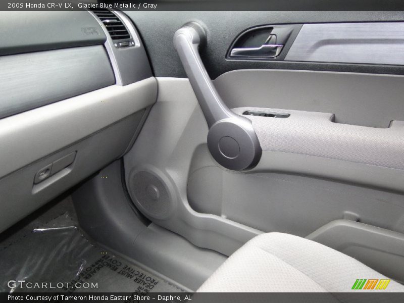 Glacier Blue Metallic / Gray 2009 Honda CR-V LX