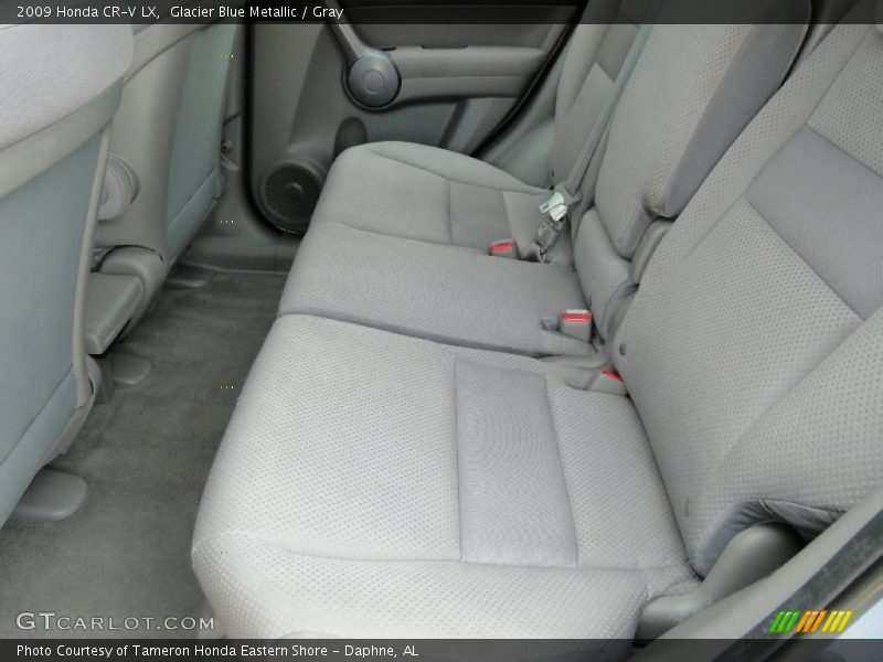 Glacier Blue Metallic / Gray 2009 Honda CR-V LX