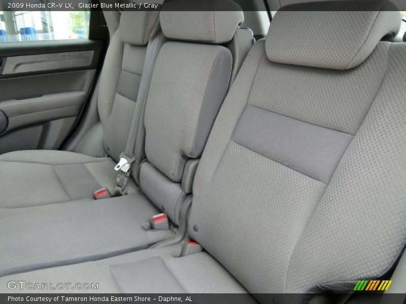 Glacier Blue Metallic / Gray 2009 Honda CR-V LX