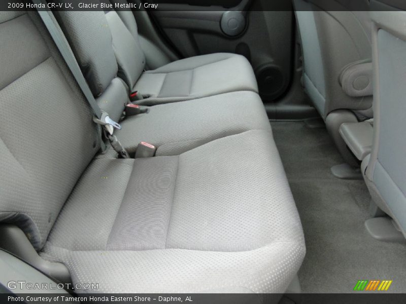 Glacier Blue Metallic / Gray 2009 Honda CR-V LX