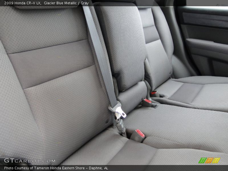 Glacier Blue Metallic / Gray 2009 Honda CR-V LX