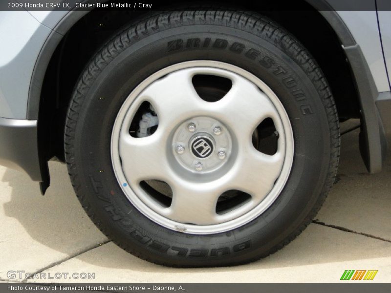 Glacier Blue Metallic / Gray 2009 Honda CR-V LX