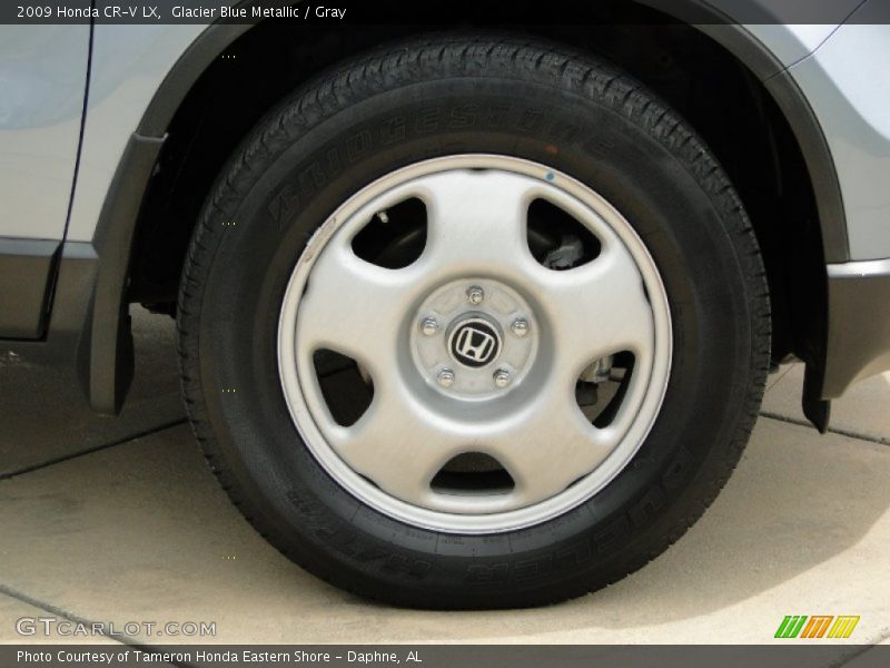 Glacier Blue Metallic / Gray 2009 Honda CR-V LX