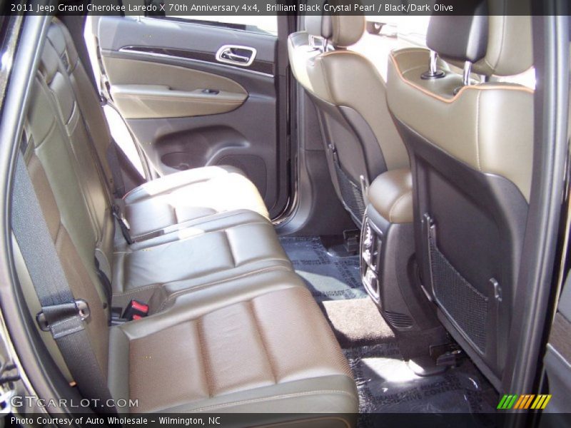 Brilliant Black Crystal Pearl / Black/Dark Olive 2011 Jeep Grand Cherokee Laredo X 70th Anniversary 4x4