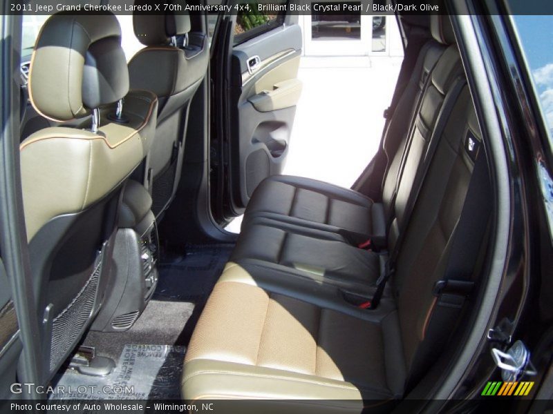 Brilliant Black Crystal Pearl / Black/Dark Olive 2011 Jeep Grand Cherokee Laredo X 70th Anniversary 4x4