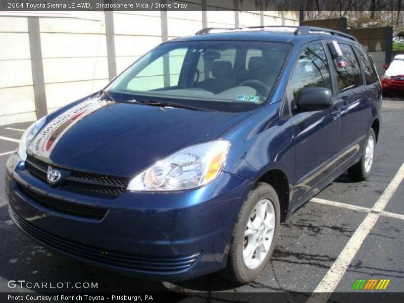 Stratosphere Mica / Stone Gray 2004 Toyota Sienna LE AWD