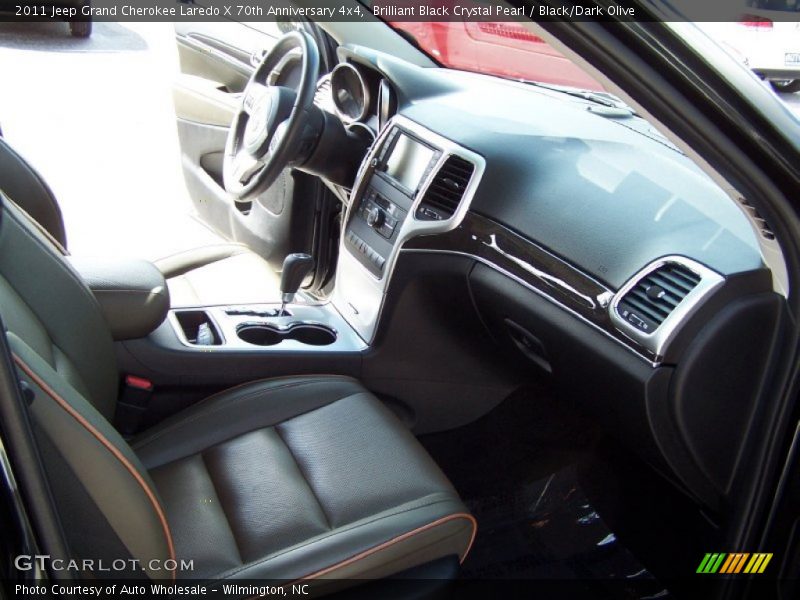 Brilliant Black Crystal Pearl / Black/Dark Olive 2011 Jeep Grand Cherokee Laredo X 70th Anniversary 4x4