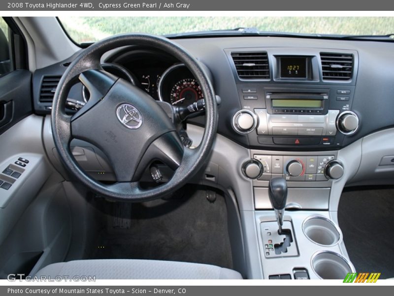 Cypress Green Pearl / Ash Gray 2008 Toyota Highlander 4WD