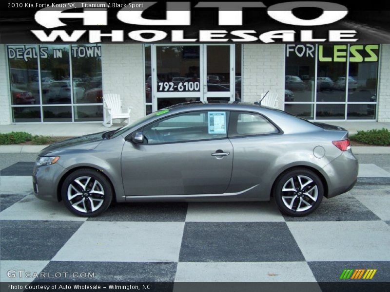Titanium / Black Sport 2010 Kia Forte Koup SX
