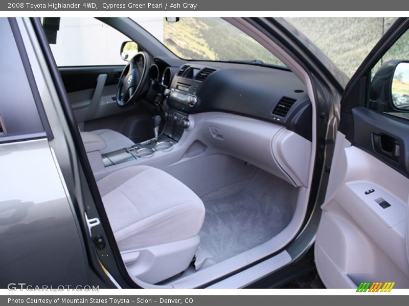 Cypress Green Pearl / Ash Gray 2008 Toyota Highlander 4WD