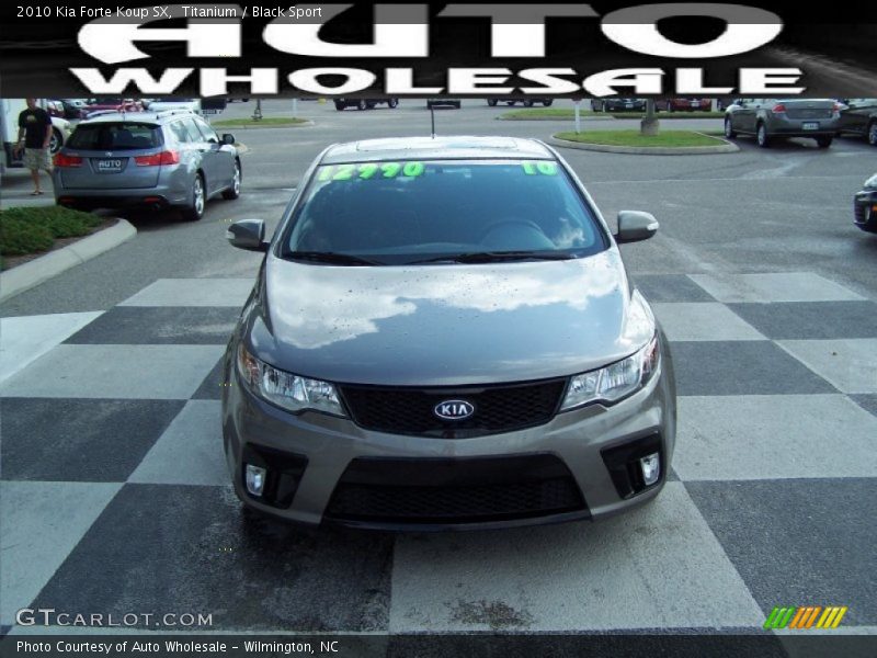Titanium / Black Sport 2010 Kia Forte Koup SX