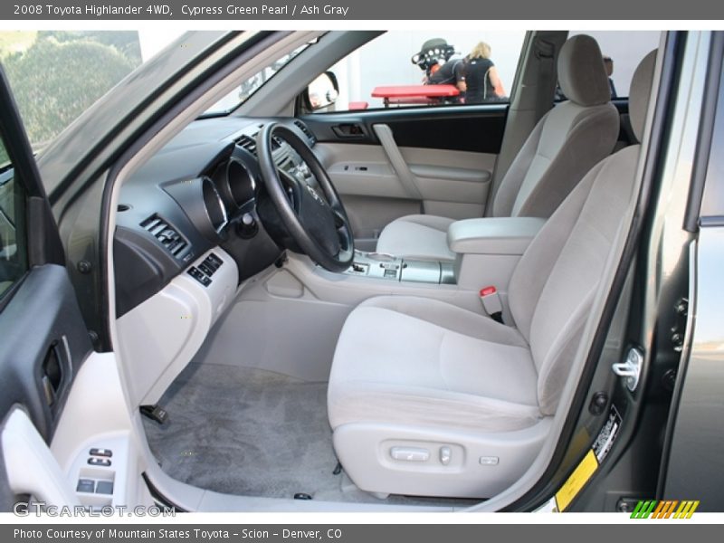 Cypress Green Pearl / Ash Gray 2008 Toyota Highlander 4WD