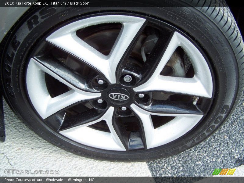 Titanium / Black Sport 2010 Kia Forte Koup SX