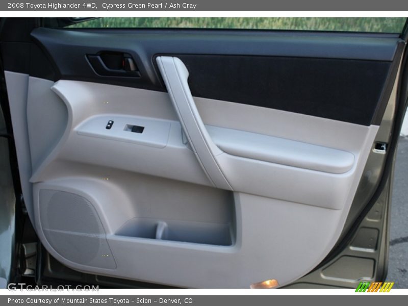 Cypress Green Pearl / Ash Gray 2008 Toyota Highlander 4WD