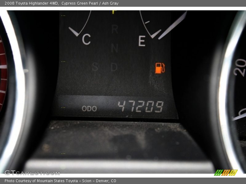 Cypress Green Pearl / Ash Gray 2008 Toyota Highlander 4WD