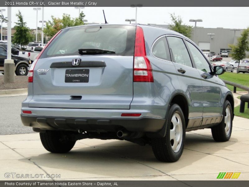 Glacier Blue Metallic / Gray 2011 Honda CR-V LX