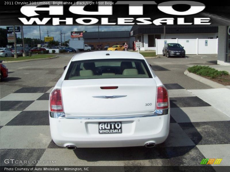 Bright White / Black/Light Frost Beige 2011 Chrysler 300 Limited