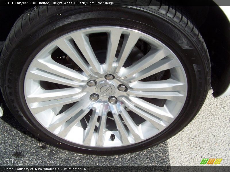 Bright White / Black/Light Frost Beige 2011 Chrysler 300 Limited