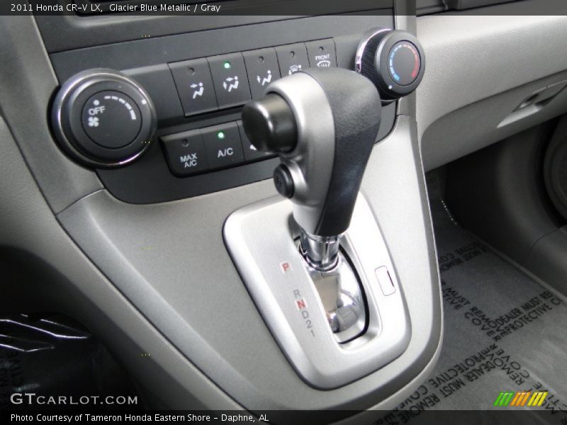 Glacier Blue Metallic / Gray 2011 Honda CR-V LX