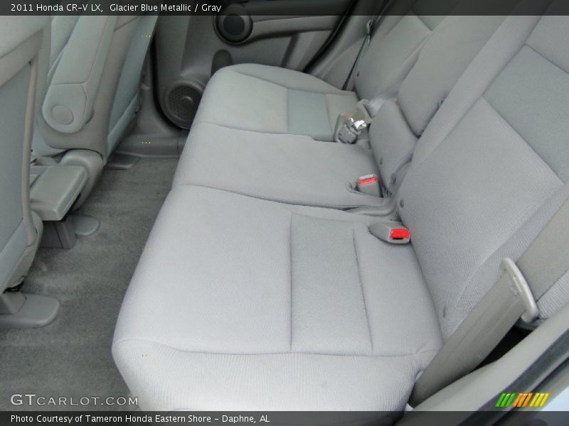 Glacier Blue Metallic / Gray 2011 Honda CR-V LX