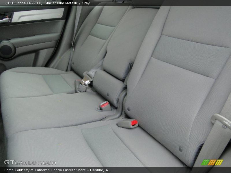 Glacier Blue Metallic / Gray 2011 Honda CR-V LX