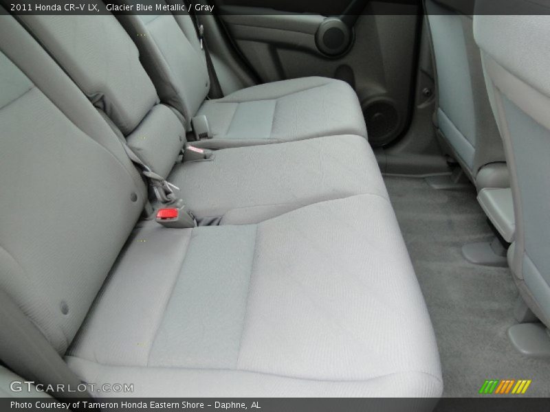 Glacier Blue Metallic / Gray 2011 Honda CR-V LX