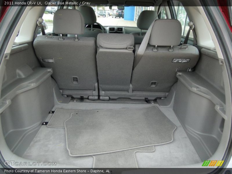 Glacier Blue Metallic / Gray 2011 Honda CR-V LX