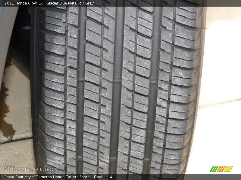 Glacier Blue Metallic / Gray 2011 Honda CR-V LX