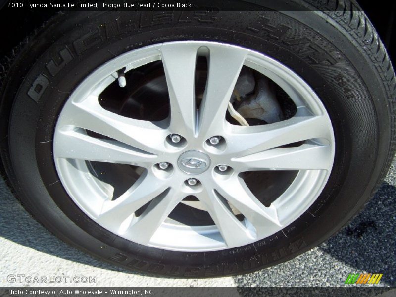 Indigo Blue Pearl / Cocoa Black 2010 Hyundai Santa Fe Limited