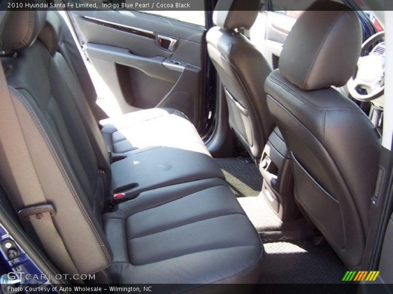 Indigo Blue Pearl / Cocoa Black 2010 Hyundai Santa Fe Limited
