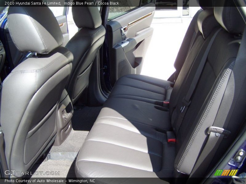 Indigo Blue Pearl / Cocoa Black 2010 Hyundai Santa Fe Limited